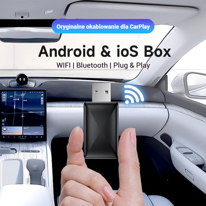 CarPlay, pamięć USB do bezprzewodowego połączenia samochodowego za pomocą Apple CarPlay i Android Auto