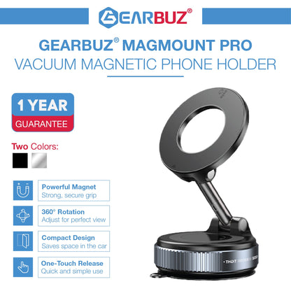 GEARBUZ® MAGMOUNT PRO SOPORTE MAGNÉTICO PARA TELÉFONO
