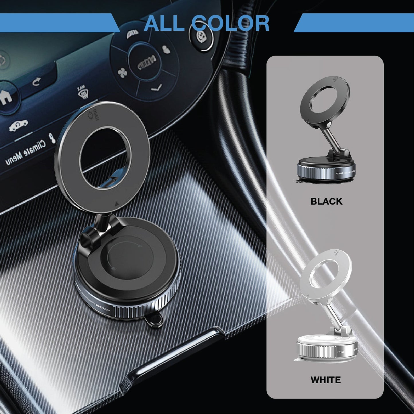 GEARBUZ® MAGMOUNT PRO SOPORTE MAGNÉTICO PARA TELÉFONO