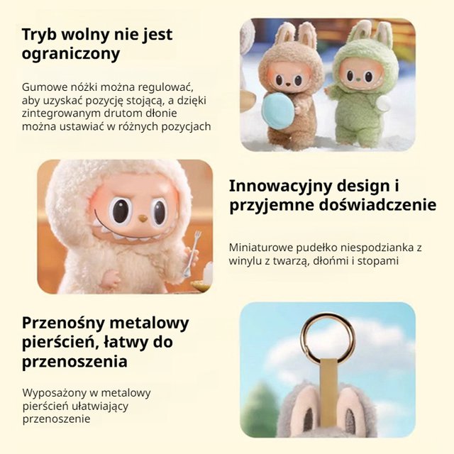 Wisiorek pluszowy z serii Makaronowej Labubu 2026