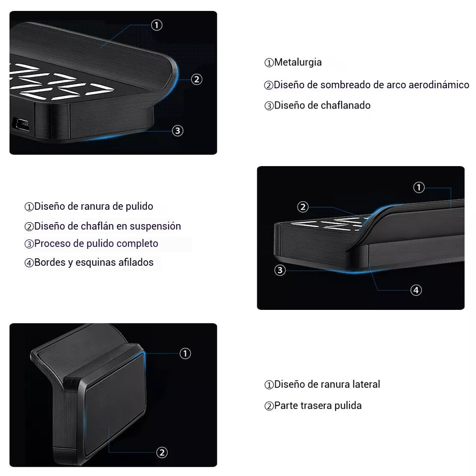 OBD2 HUD Car Head Up Display Proyector Velocímetro